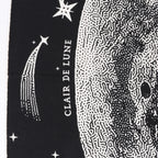 Hermès Carré 140 "Clair De Lune" Cashmere x Silk Scarve in Black