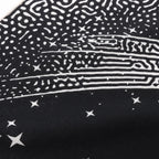 Hermès Carré 140 "Clair De Lune" Cashmere x Silk Scarve in Black