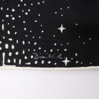 Hermès Carré 140 "Clair De Lune" Cashmere x Silk Scarve in Black