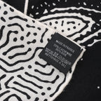 Hermès Carré 140 "Clair De Lune" Cashmere x Silk Scarve in Black