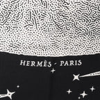 Hermès Carré 140 "Clair De Lune" Cashmere x Silk Scarve in Black