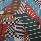 Hermès Carré 140 "ONE TWO THREE AND AWAY WE GO" Silk handkerchief in Gray