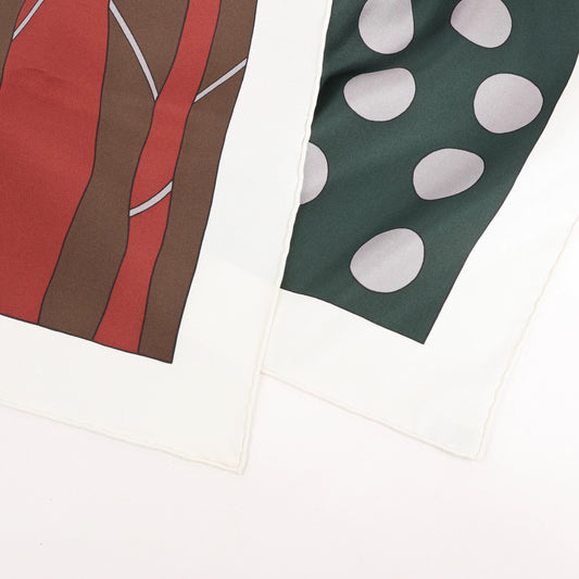 Hermès Carré 140 "ONE TWO THREE AND AWAY WE GO" Silk handkerchief in Gray