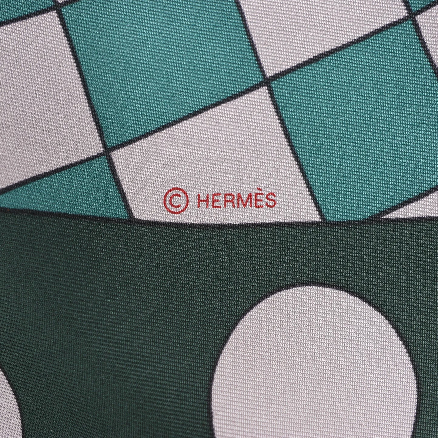 Hermès Carré 140 "ONE TWO THREE AND AWAY WE GO" Silk handkerchief in Gray