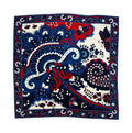 Hermès Carré 140 "PAISLEY FROM PAISLEY" Cashmere & Silk handkerchief in Navy Blue
