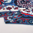 Hermès Carré 140 "PAISLEY FROM PAISLEY" Cashmere & Silk handkerchief in Navy Blue