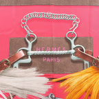 Hermès Carré 140 "Projets Carres au Crayon" Silk handkerchief in Pink