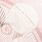 Hermès Carré 140 "SUITE ET POURSUITE" Silk handkerchief in Pink