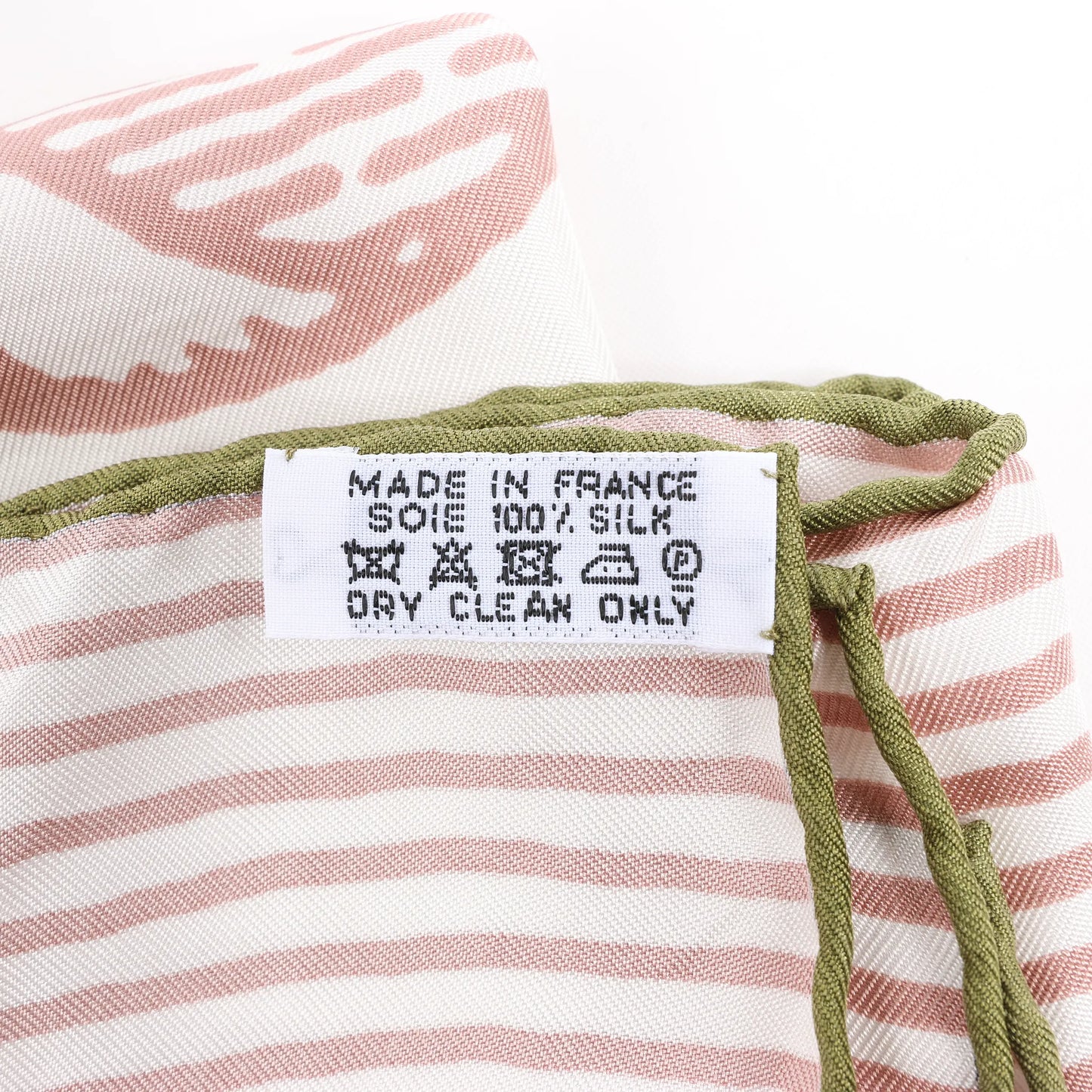 Hermès Carré 140 "SUITE ET POURSUITE" Silk handkerchief in Pink