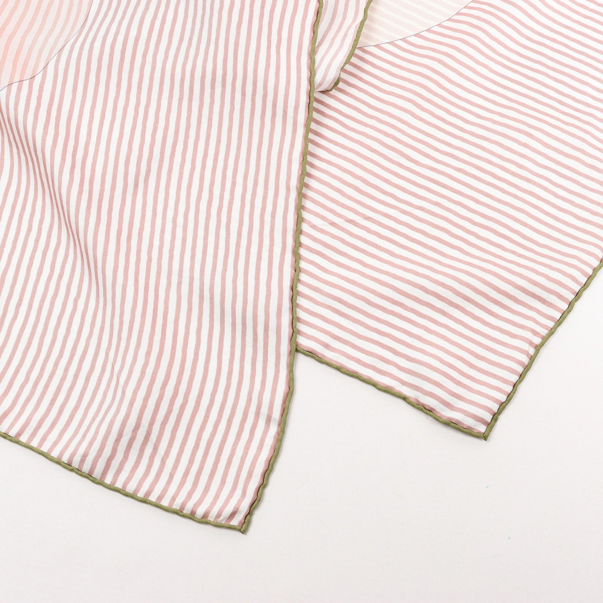 Hermès Carré 140 "SUITE ET POURSUITE" Silk handkerchief in Pink