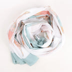 Hermès Carré "Shell" Cotton handkerchief in Blue