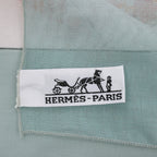 Hermès Carré "Shell" Cotton handkerchief in Blue