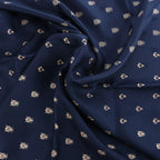Pañuelo de seda Hermès Carré 70 "soleil de soie" en azul