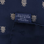 Pañuelo de seda Hermès Carré 70 "soleil de soie" en azul