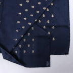 Pañuelo de seda Hermès Carré 70 "soleil de soie" en azul