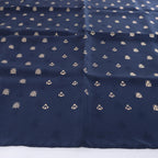 Pañuelo de seda Hermès Carré 70 "soleil de soie" en azul