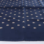 Pañuelo de seda Hermès Carré 70 "soleil de soie" en azul