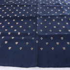 Pañuelo de seda Hermès Carré 70 "soleil de soie" en azul