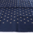 Pañuelo de seda Hermès Carré 70 "soleil de soie" en azul