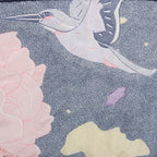 Hermès Carré 70 "Drunk by the wind" Silk handkerchief in Gray