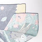 Hermès Carré 70 "Drunk by the wind" Silk handkerchief in Gray