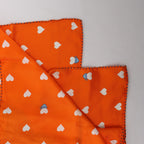 Hermès Carré 70 "Hermes Tea Time" Silk handkerchief in Orange