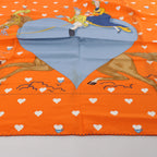 Hermès Carré 70 "Hermes Tea Time" Silk handkerchief in Orange