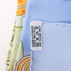 Hermès Carré 90 "AMAZONIA" Silk handkerchief in Blue