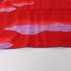 Hermès Carré 90 "AU BOUT DU MONDE" Silk handkerchief in Purple x Red