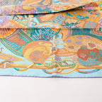 Hermès Carré 90 "AU FIL DU CARRE" Silk handkerchief in Multicolor