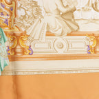 Hermès Carré 90 "AZVLEJOS" Silk handkerchief in Orange