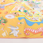 Hermès Carré 90 "Academia Ipica" Silk handkerchief in Orange