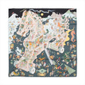 Hermès Carré 90 "Academia Ipica" Silk handkerchief in Gray