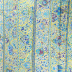 Hermès Carré 90 "Au Pays des Oiseaux Fleurs" Silk handkerchief in Blue