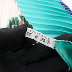 Hermès Carré 90 "BONSAI" Plissé Scarf Silk in Blue