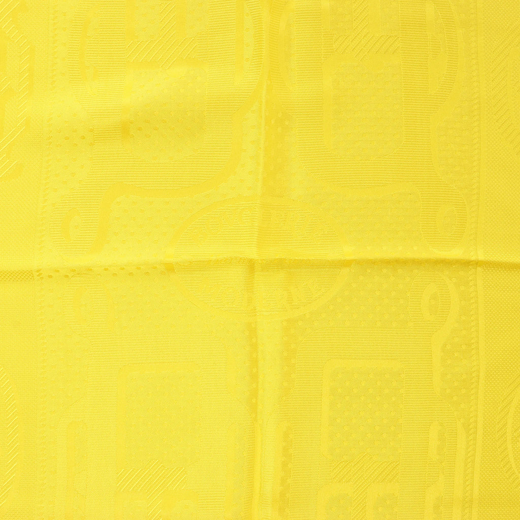 Hermès Carré 90 "BOVCLERIE MODERNE" Silk handkerchief in Yellow
