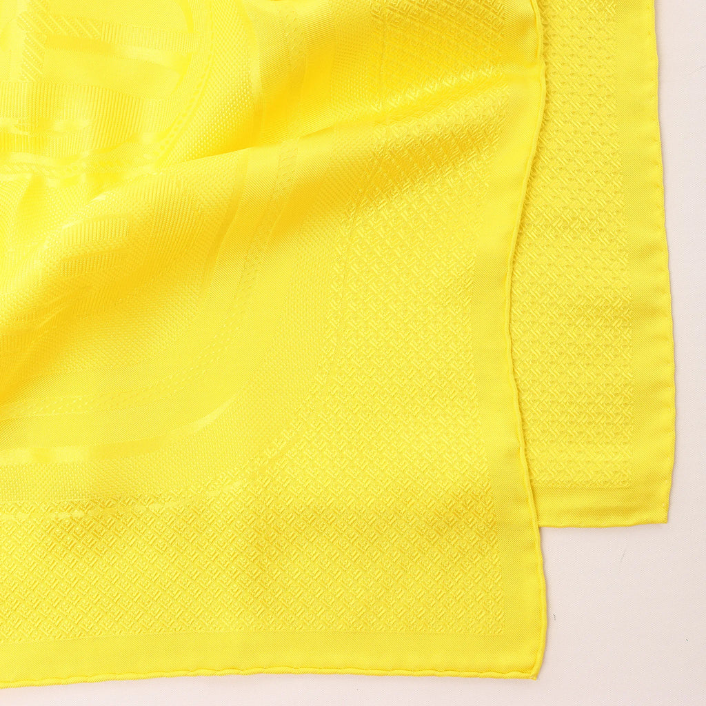 Hermès Carré 90 "BOVCLERIE MODERNE" Silk handkerchief in Yellow