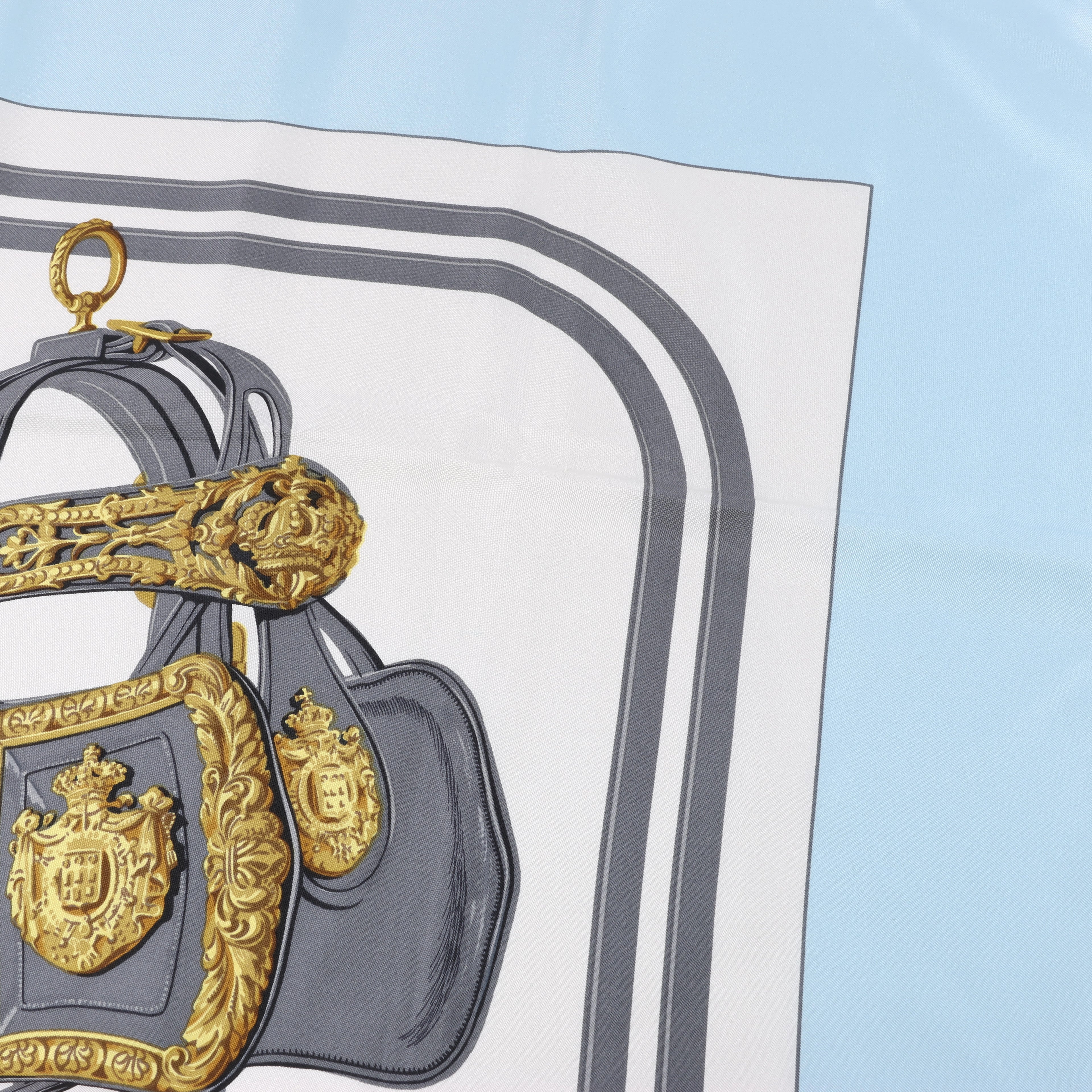 Hermès Pañuelo de Seda Carré 90 "Novias De Gala"
