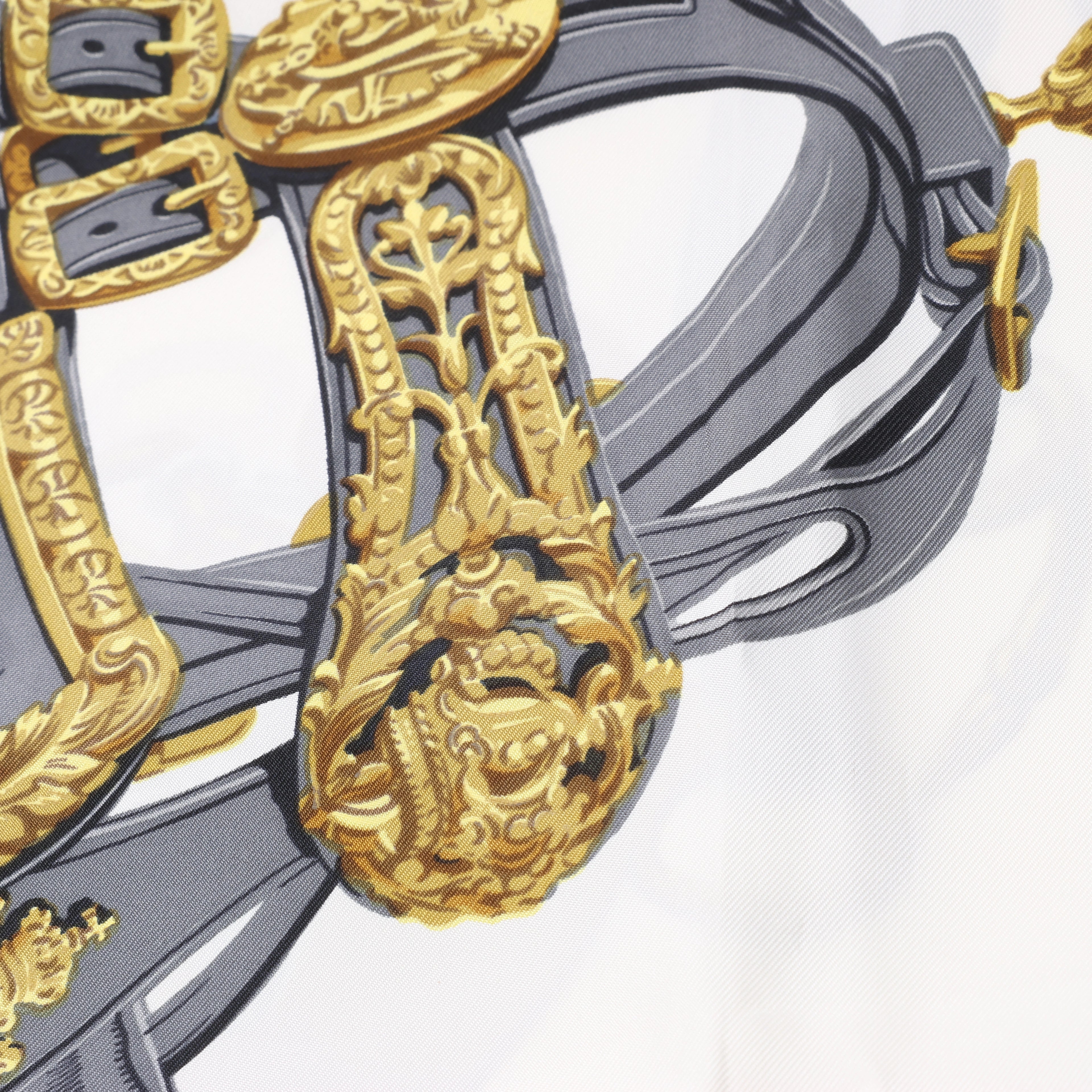 Hermès Pañuelo de Seda Carré 90 "Novias De Gala"