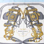 Hermès Pañuelo de Seda Carré 90 "Novias De Gala"