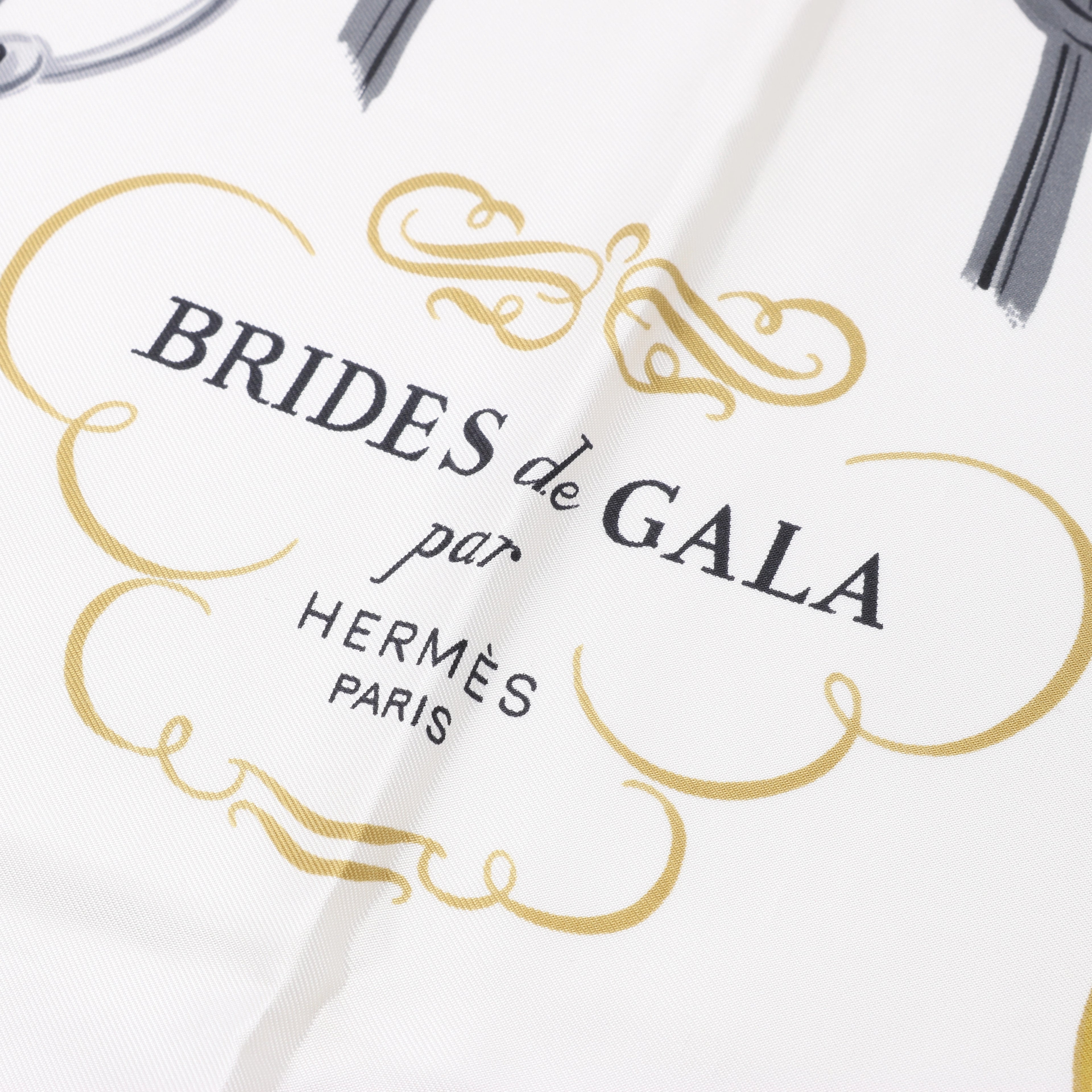 Hermès Pañuelo de Seda Carré 90 "Novias De Gala"