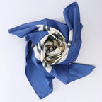 Hermès Carré 90 "BRIDES de GALA" Silk handkerchief in Blue