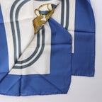 Hermès Carré 90 "BRIDES de GALA" Silk handkerchief in Blue