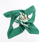 Hermès Carré 90 "BRIDES de GALA" Silk handkerchief in Green