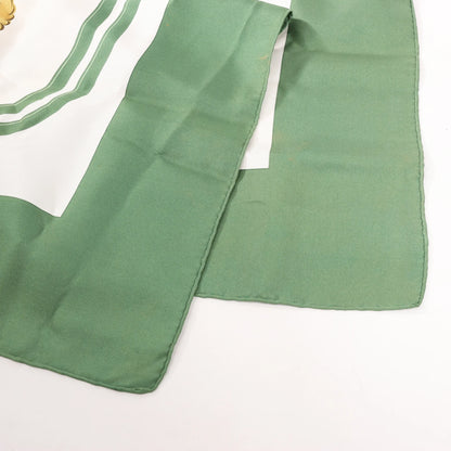 Hermès Carré 90 "BRIDES de GALA" Silk handkerchief in Green