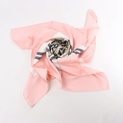 Hermès Carré 90 "BRIDES de GALA" Silk handkerchief in Pink