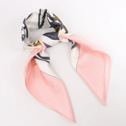 Hermès Carré 90 "BRIDES de GALA" Silk handkerchief in Pink
