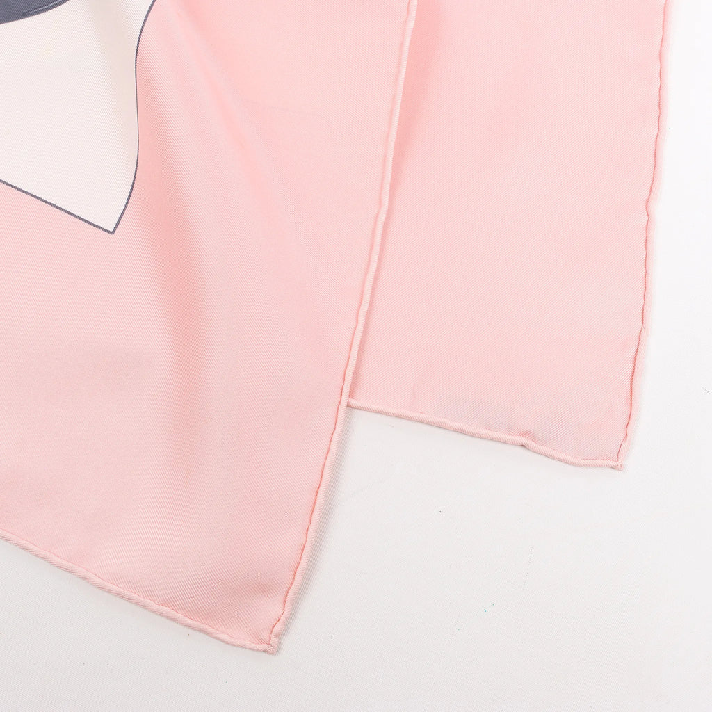 Hermès Carré 90 "BRIDES de GALA" Silk handkerchief in Pink