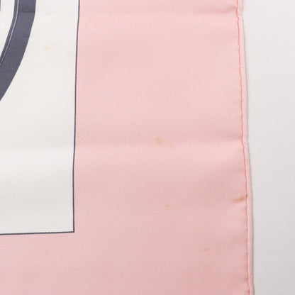 Hermès Carré 90 "BRIDES de GALA" Silk handkerchief in Pink