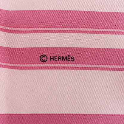 Hermès Carré 90 "BRIDES de GALA" Silk handkerchief in Pink